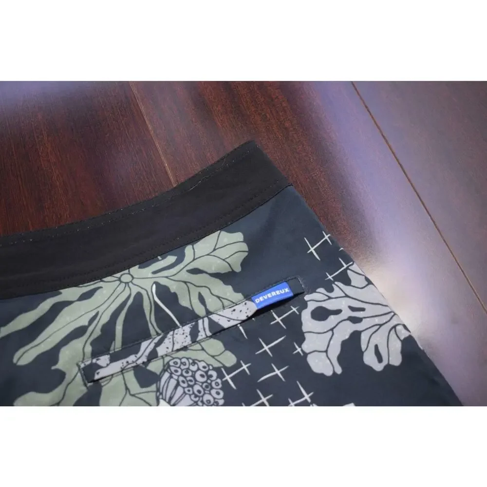 Devereux‎ Board Shorts Floral Athletic Stretch Water Swim Mens Size 32